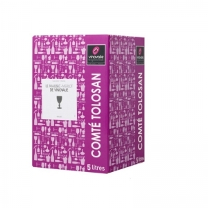 Comté Tolosan Rouge Cave de Vinovalie BIB 5L - Vin rouge