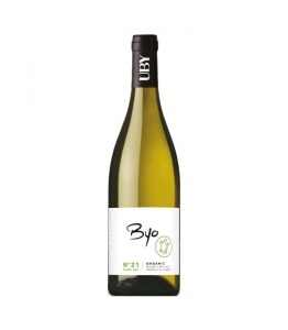 UBY BIO N°21 Blanc Sec Fruité Côtes de Gascognes 75cl - Vin blanc