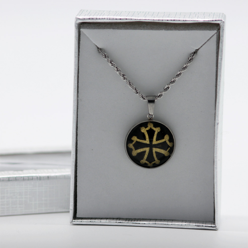 Collier croix occitane