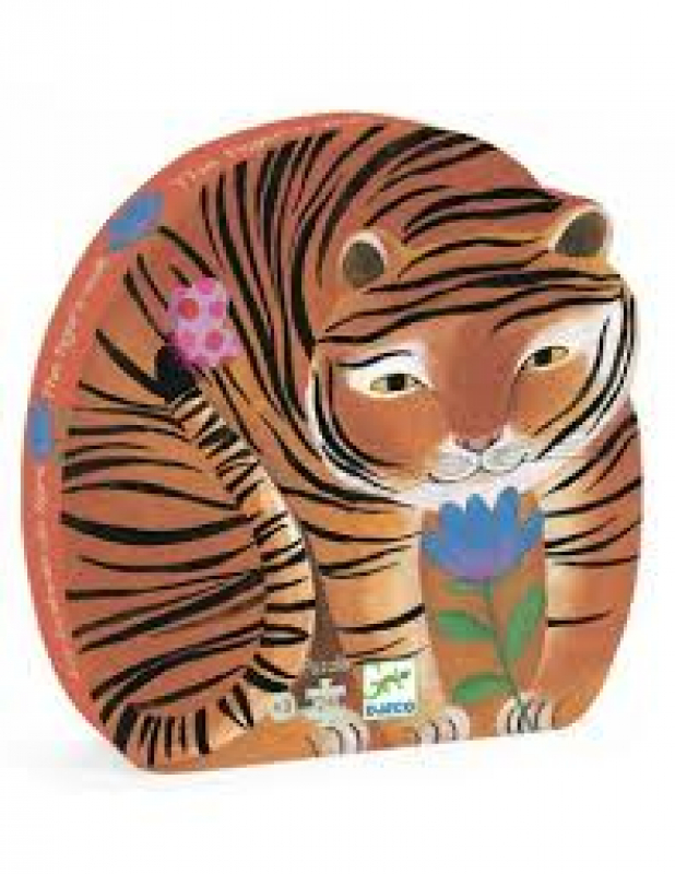 La balade du tigre - Puzzle silhouette 24 pièces - Djeco